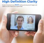 FLEX KLEAR GLASS 10-Pack of Screen Protectors for the Apple iPhone 13 Pro Max (6.7") – For Use with FlexKlear ScreenPerfect Installation Machine ONLY – Durable Japanese Asahi Tempered Glass (10-Pack) Best Price