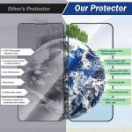 FlexklearGlass® Unbreakable Hybrid Glass Screen Protector for iPhone 15 Pro Max, 9H Hardness as Tempered Glass with Auto Installation Kit, Ultra HD Clarity, Anti-Fingerprint, Scratch Resistant, Anti-Shattering |Case-Friendly Best Price